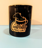 Taza negra brillante CAL 2