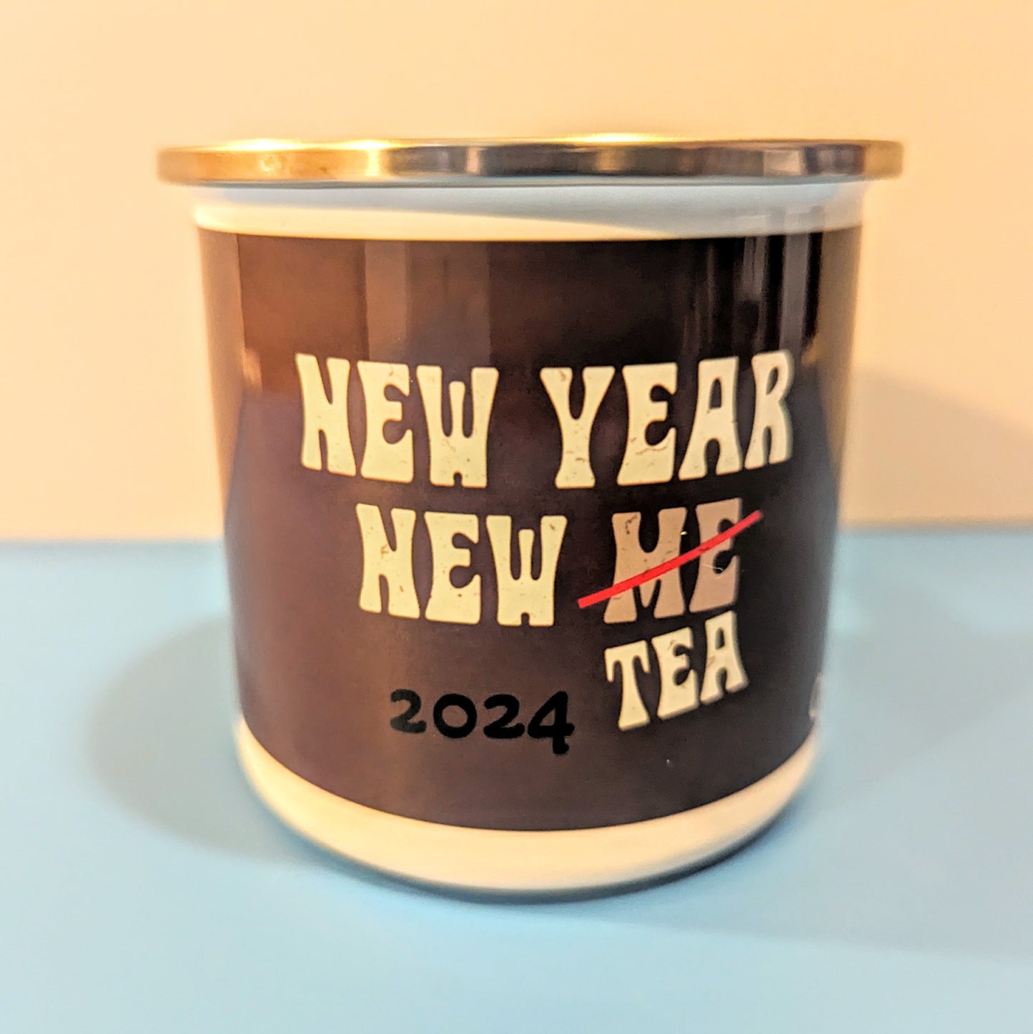 New Tea Enamel Mug