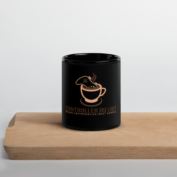 Taza negra brillante CAL 3