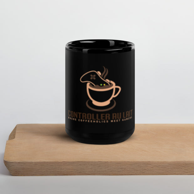 Taza negra brillante CAL 3