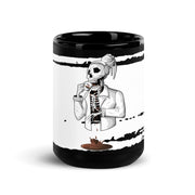 Taza brillante con calavera de Manny