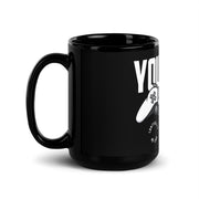 Taza negra brillante Control Me