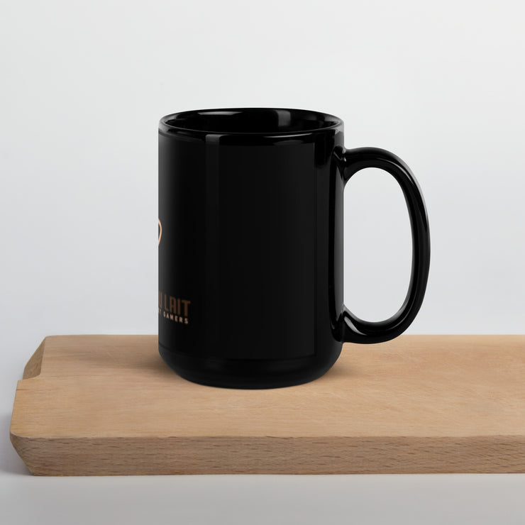 Taza negra brillante CAL 3