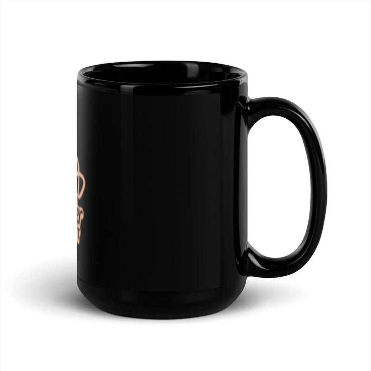 Taza negra brillante CAL 2