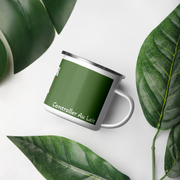 Taza de té esmaltada