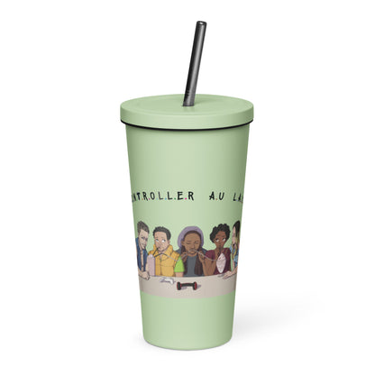 Insulated straw tumbler: Diner