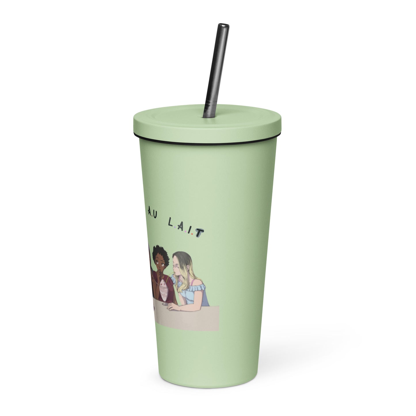 Insulated straw tumbler: Diner