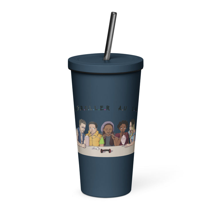 Diner Tumbler with straw