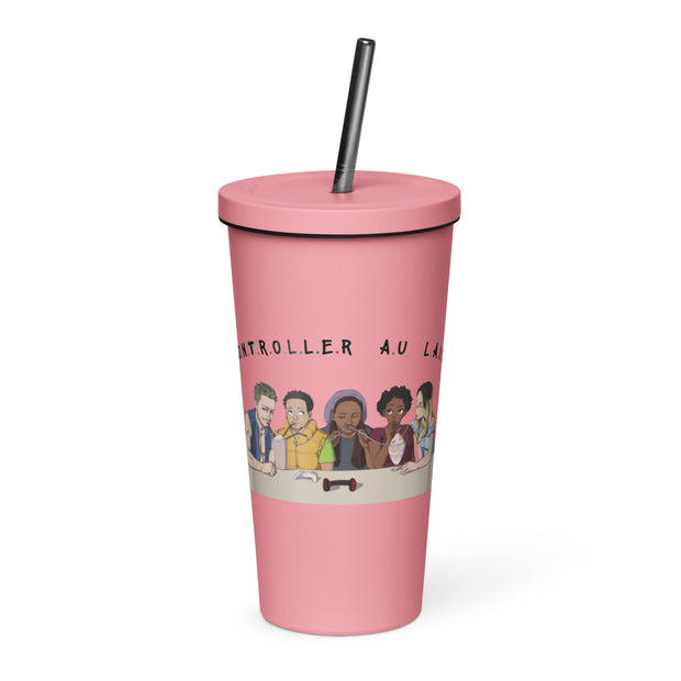 Diner Tumbler with straw