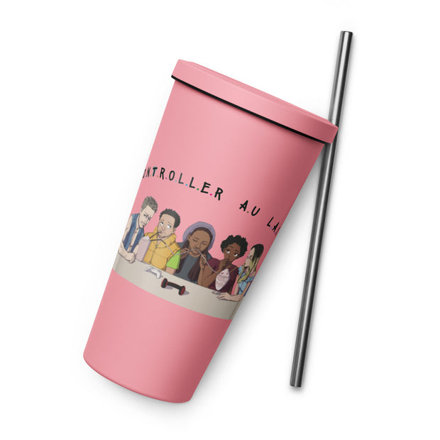 Diner Tumbler with straw