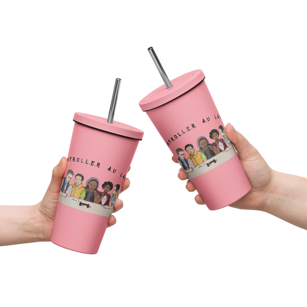 Diner Tumbler with straw