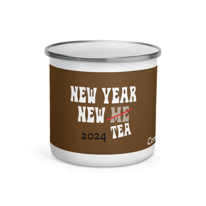 New Tea Enamel Mug