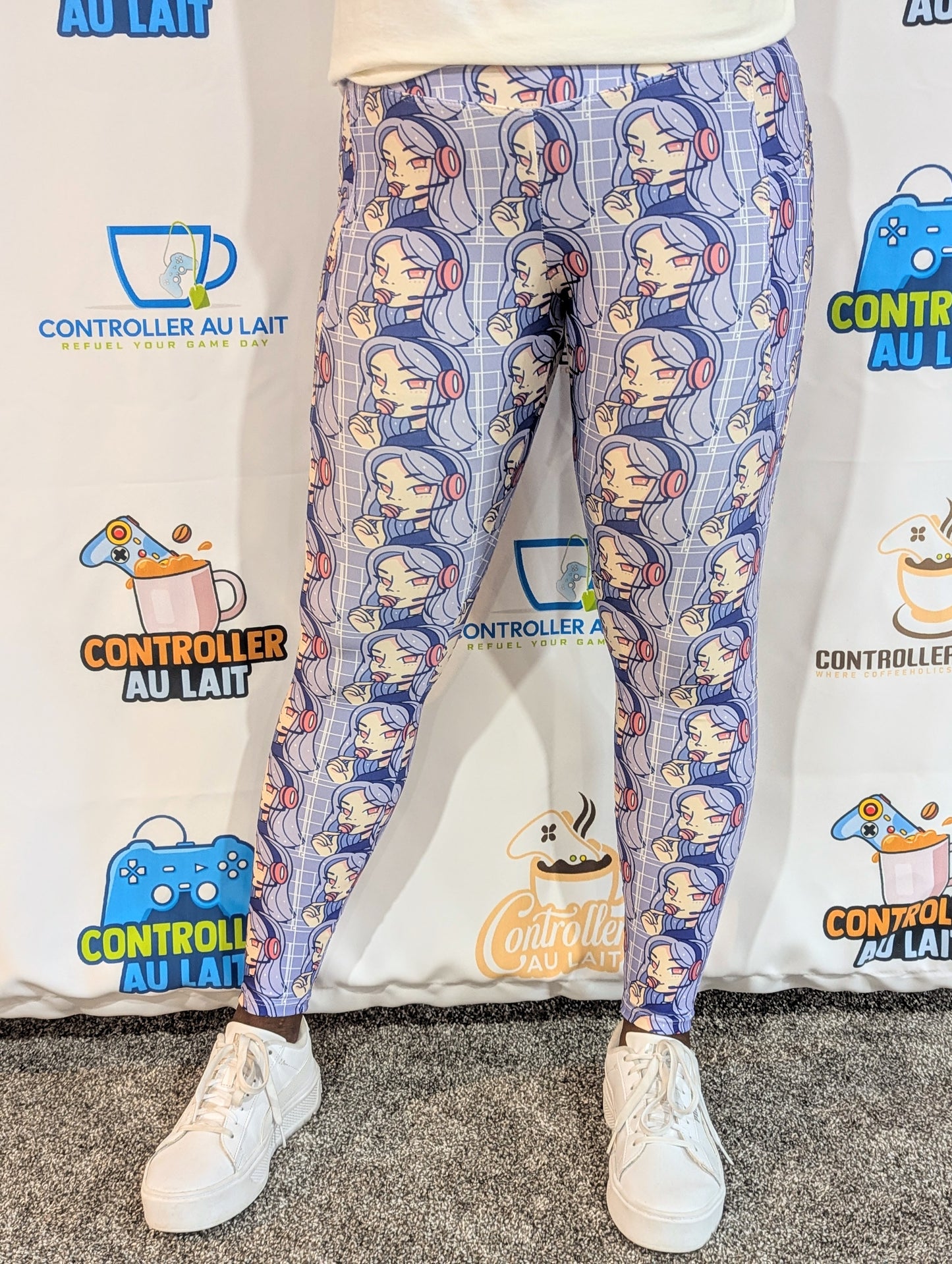 Gamer girl leggings with pockets