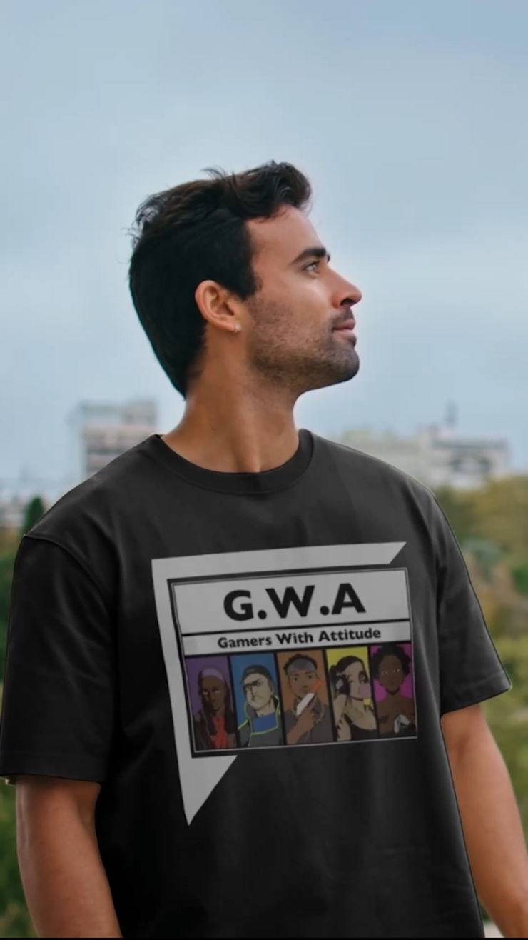 Camiseta de peso pesado GWA para hombre