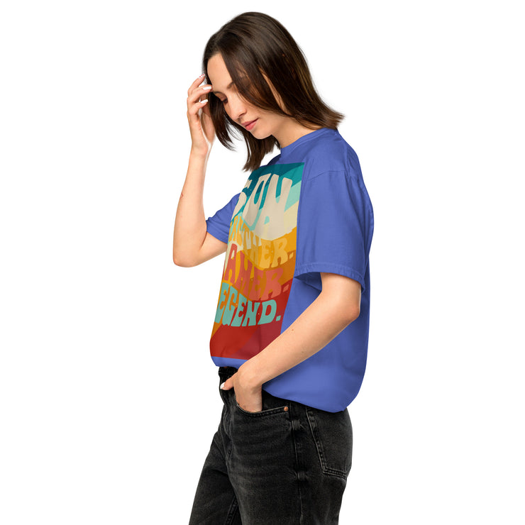 Retro Groove heavyweight t-shirt