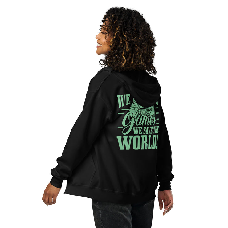 World Saver Unisex heavy blend zip hoodie