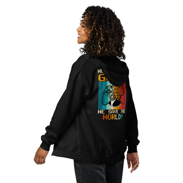 World Saver II Unisex heavy blend zip hoodie