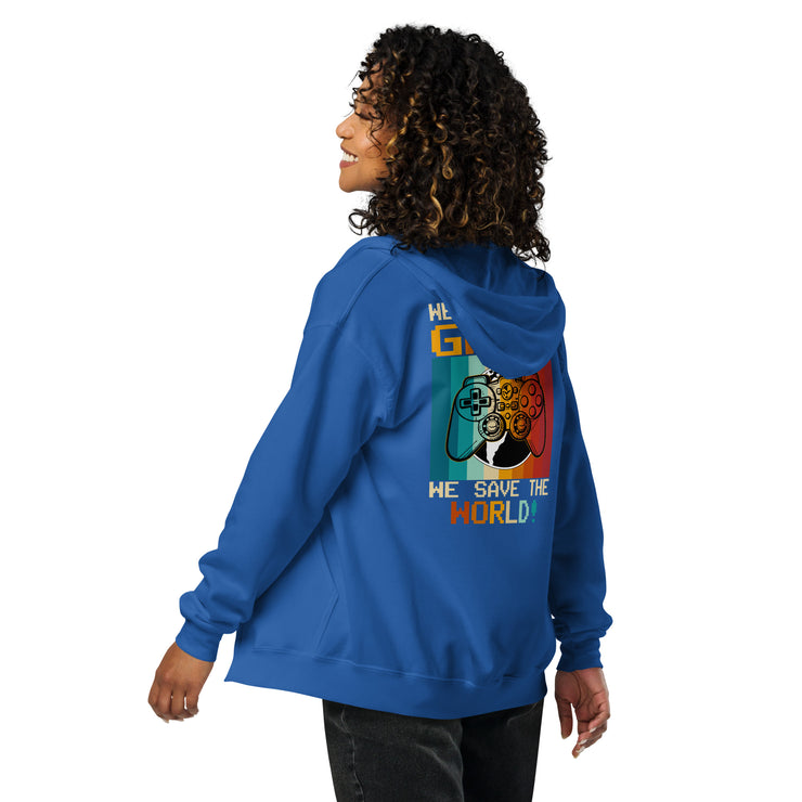 World Saver II Unisex heavy blend zip hoodie