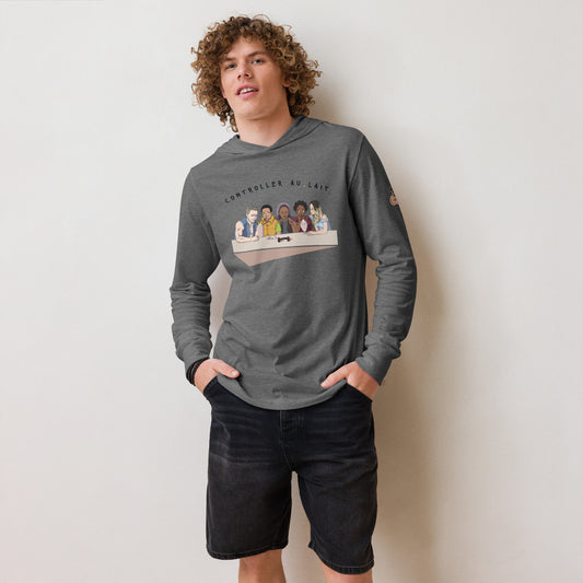 CAL hooded long-sleeve tee