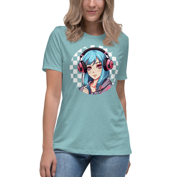 Camiseta relajada Gamer Girl Carrie