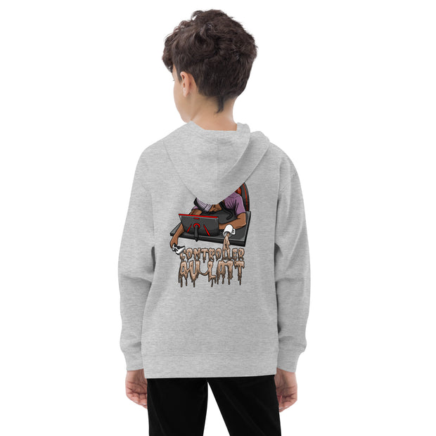 Kids sleeping gamer fleece hoodie / Manny