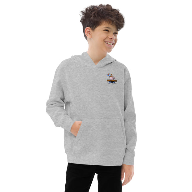 Kids sleeping gamer fleece hoodie / Manny