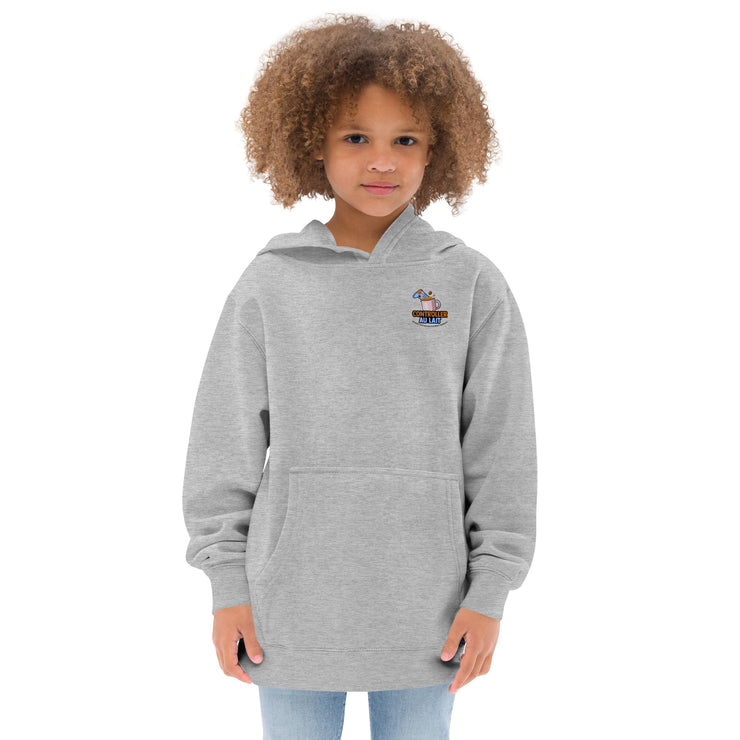 Sudadera polar con capucha para niños durmiendo con diseño de jugador / Chris