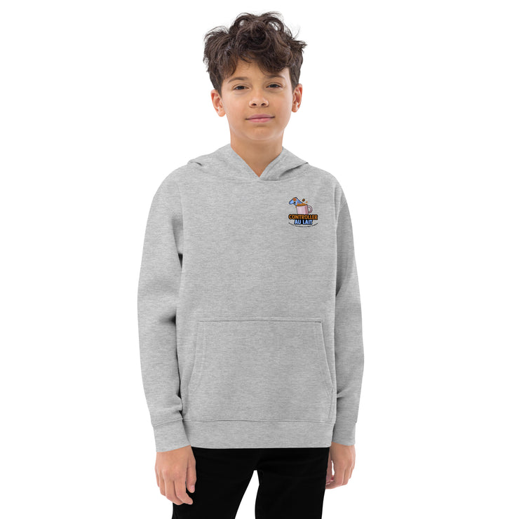 Kids sleeping gamer fleece hoodie / Manny