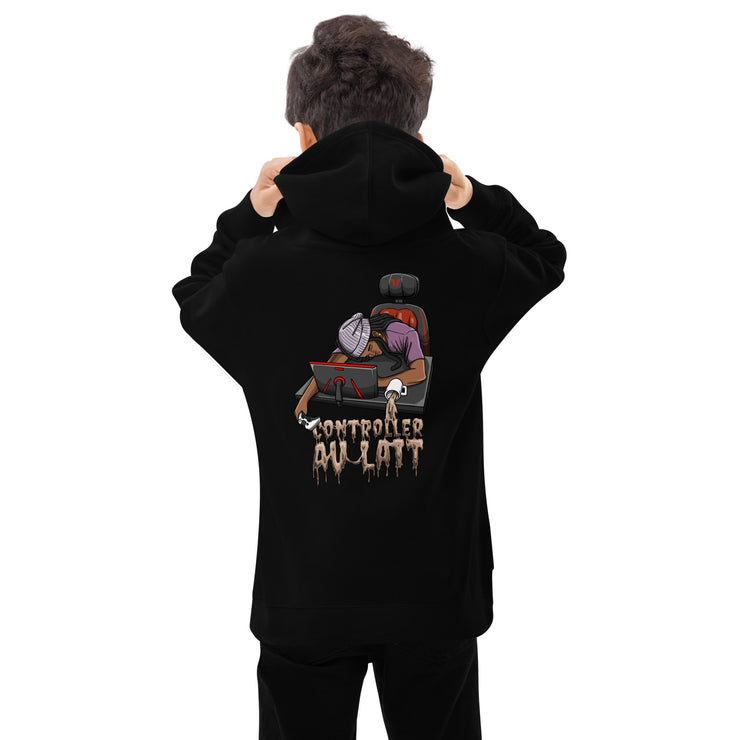 Kids sleeping gamer fleece hoodie / Manny