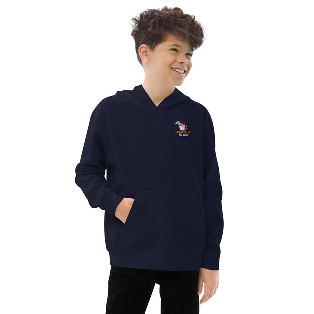 Kids sleeping gamer fleece hoodie / Manny