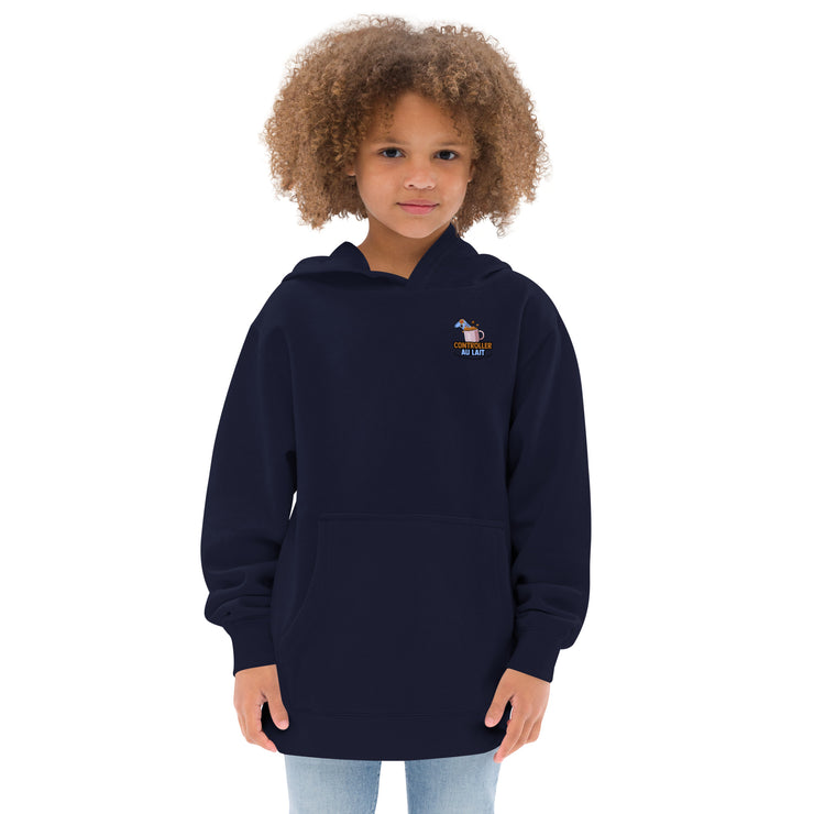 Sudadera polar con capucha para niños durmiendo con diseño de jugador / Chris