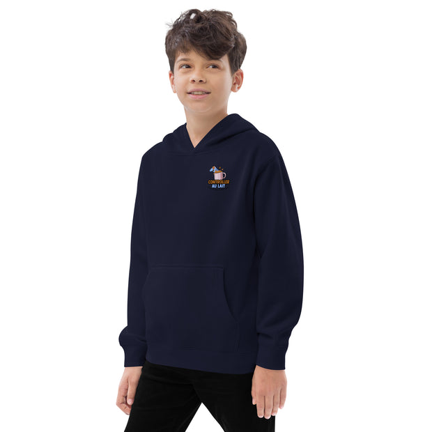 Kids sleeping gamer fleece hoodie / Manny