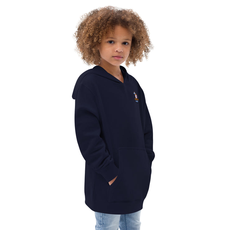 Sudadera polar con capucha para niños durmiendo con diseño de jugador / Chris