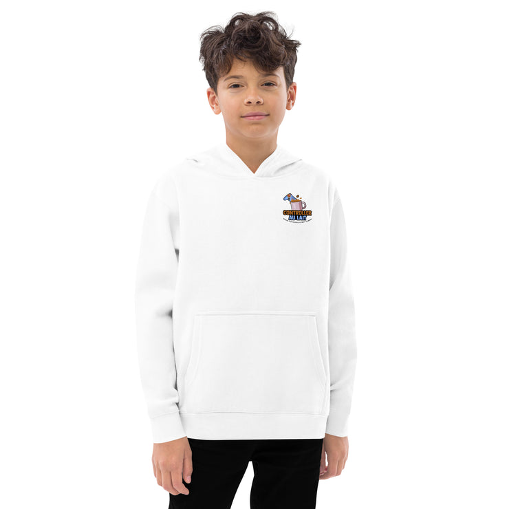 Kids sleeping gamer fleece hoodie / Manny