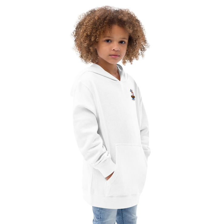 Sudadera polar con capucha para niños durmiendo con diseño de jugador / Chris