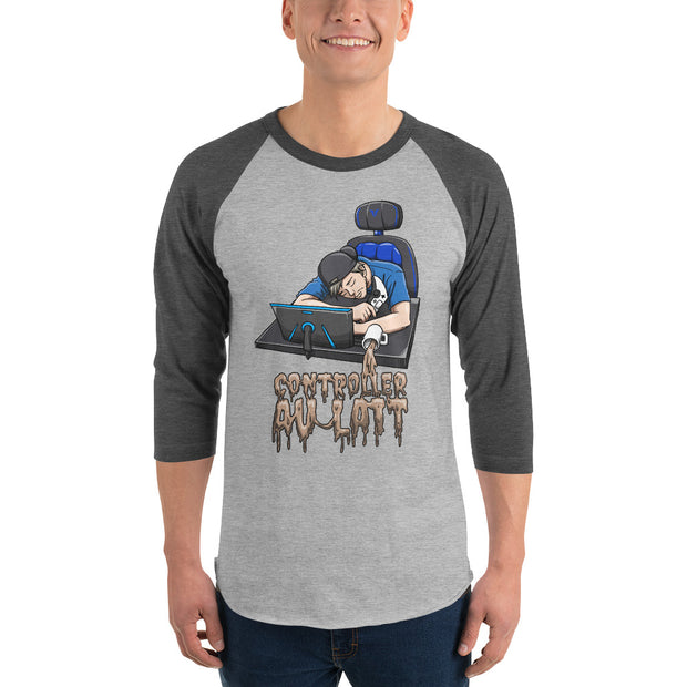 Camiseta unisex con diseño raglán de Chris Sleeping Gamer