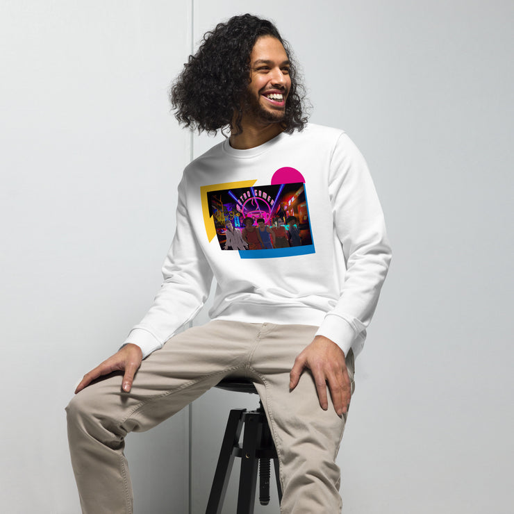 Neon Retro Gamer Unisex organic sweatshirt