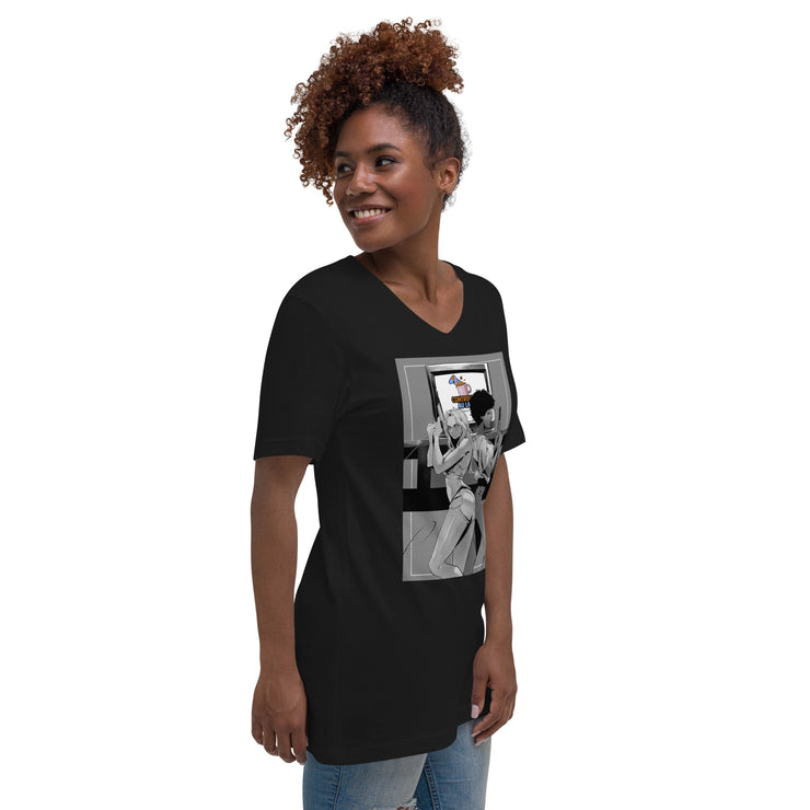 Unisex - Light Gun Gals V-Neck T-Shirt