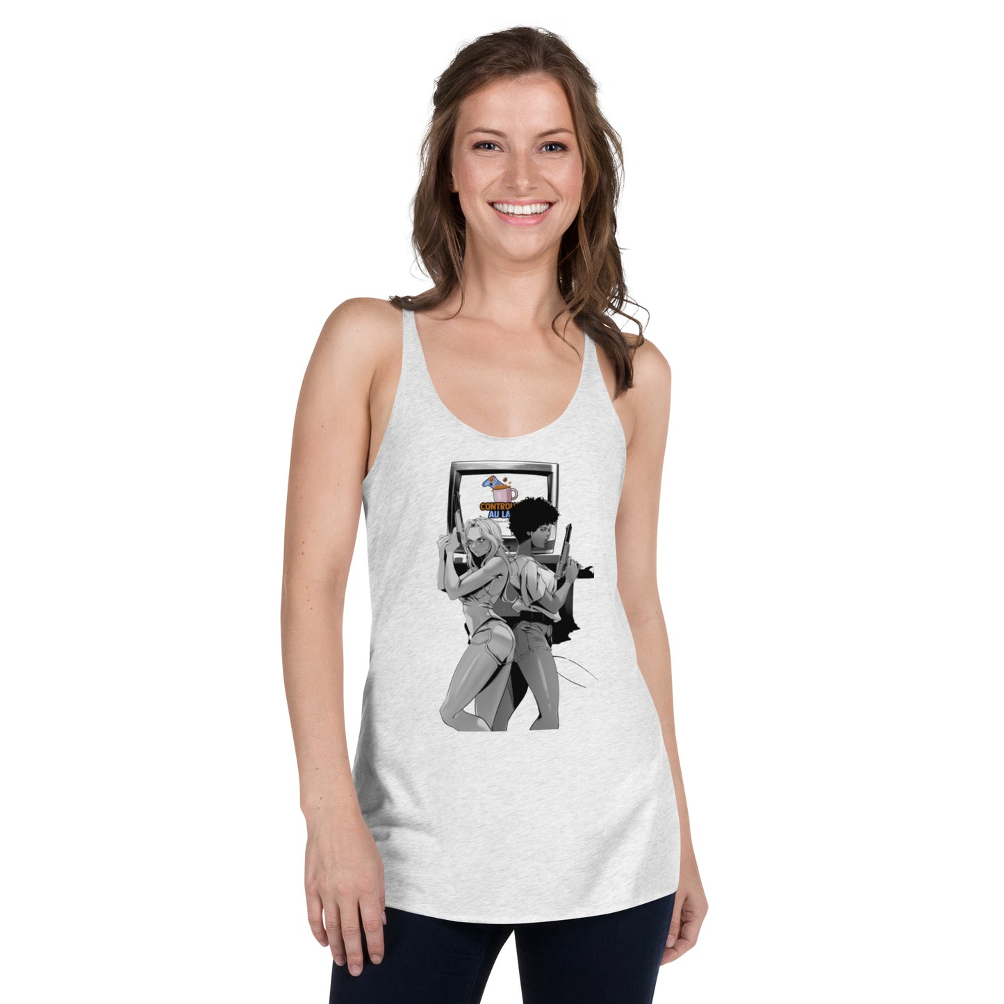 Women's Light Gun Gals Racerback Tank