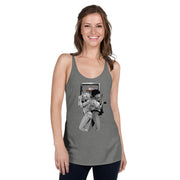 Camiseta sin mangas con espalda cruzada Light Gun Gals para mujer