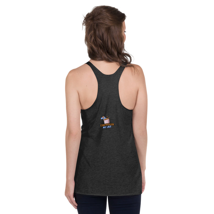Camiseta sin mangas con espalda cruzada Light Gun Gals para mujer