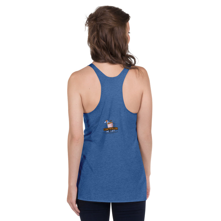 Camiseta sin mangas con espalda cruzada Light Gun Gals para mujer